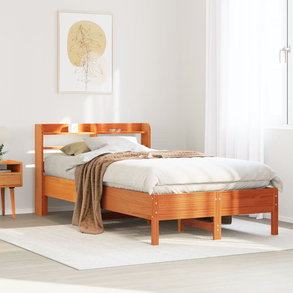 Bedframe Zonder Matras Massief Grenenhout