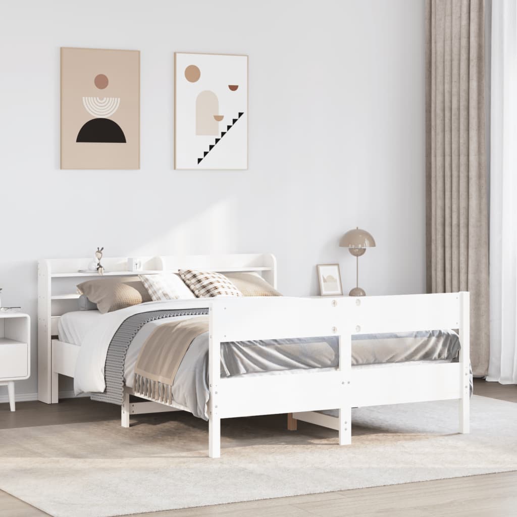 Bedframe Zonder Matras Massief Grenenhout