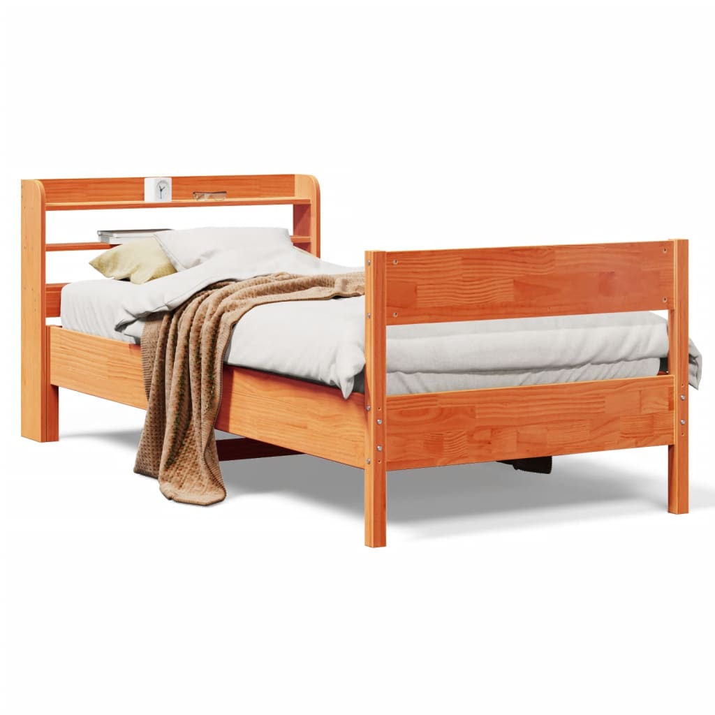 Bedframe Zonder Matras Massief Grenenhout