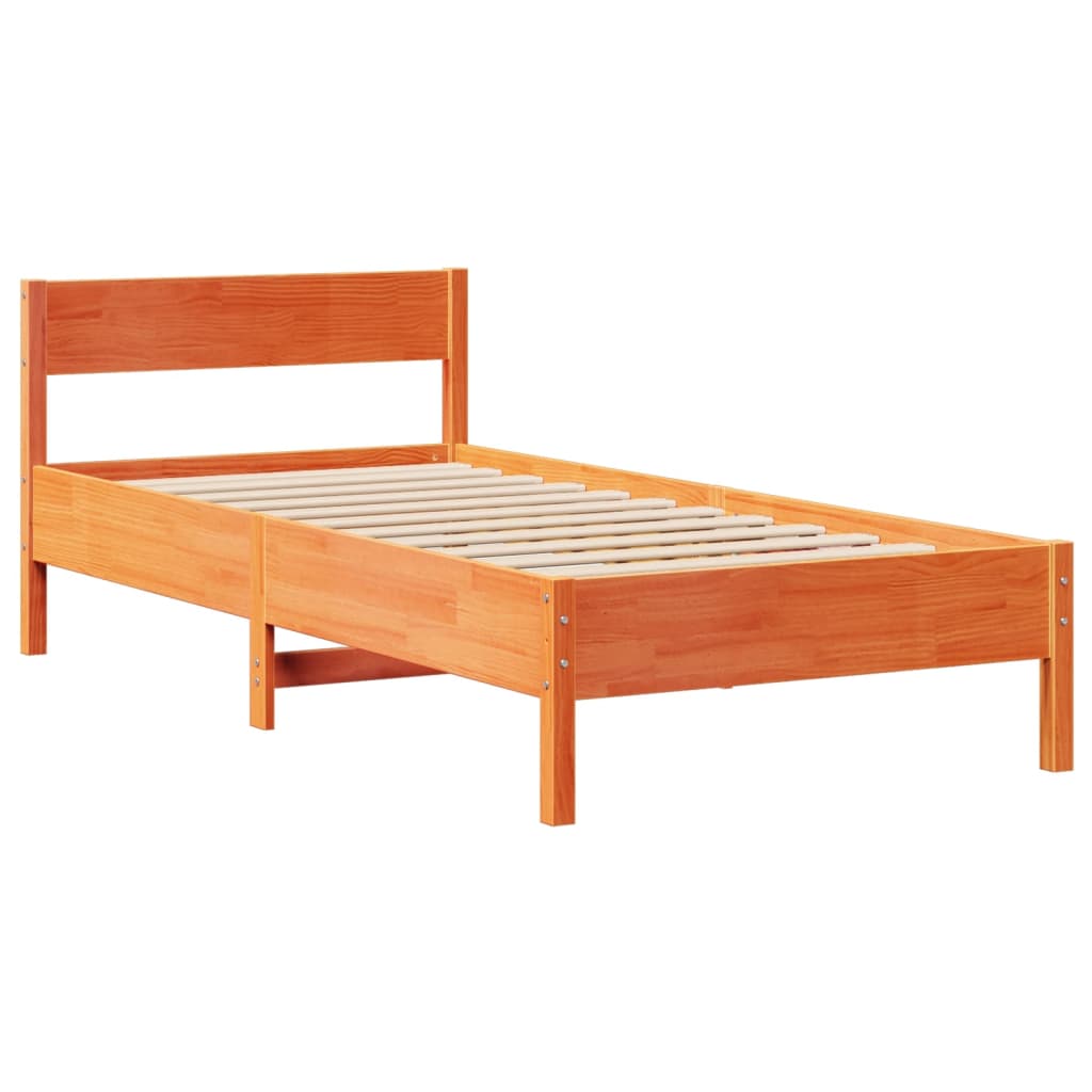 Bedframe Zonder Matras Massief Grenenhout