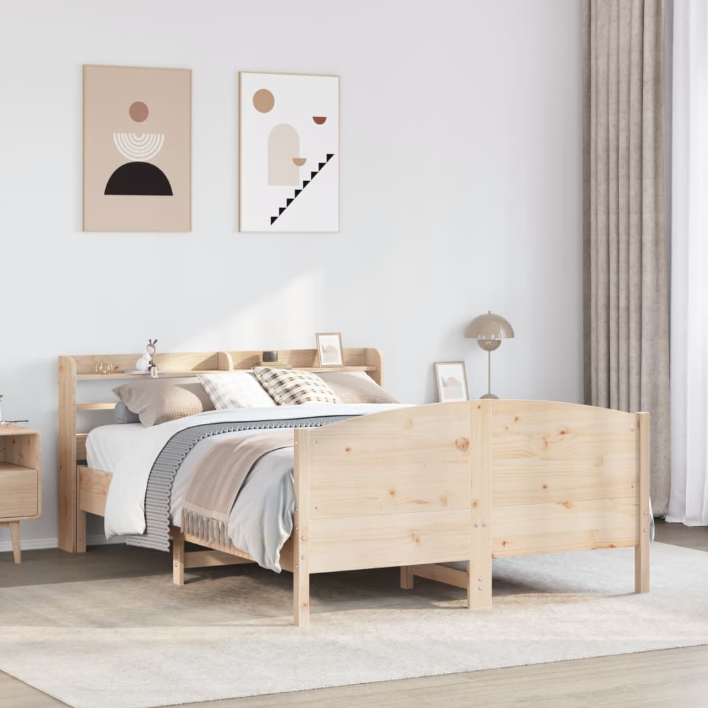 Bedframe Zonder Matras Massief Grenenhout