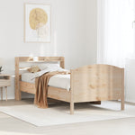 Bedframe Zonder Matras Massief Grenenhout