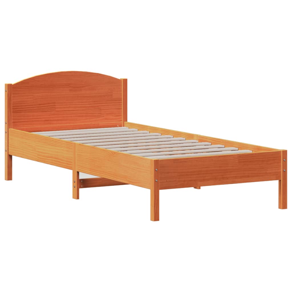 Bedframe Zonder Matras Massief Grenenhout