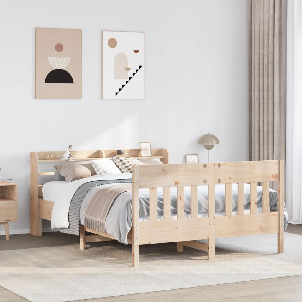 Bedframe Zonder Matras Massief Grenenhout