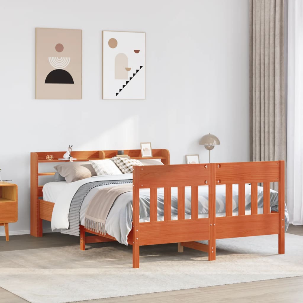 Bedframe Zonder Matras Massief Grenenhout