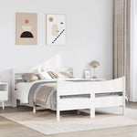 Bedframe Met Hoofdbord Massief Grenenhout