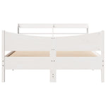 Bedframe Met Hoofdbord Massief Grenenhout