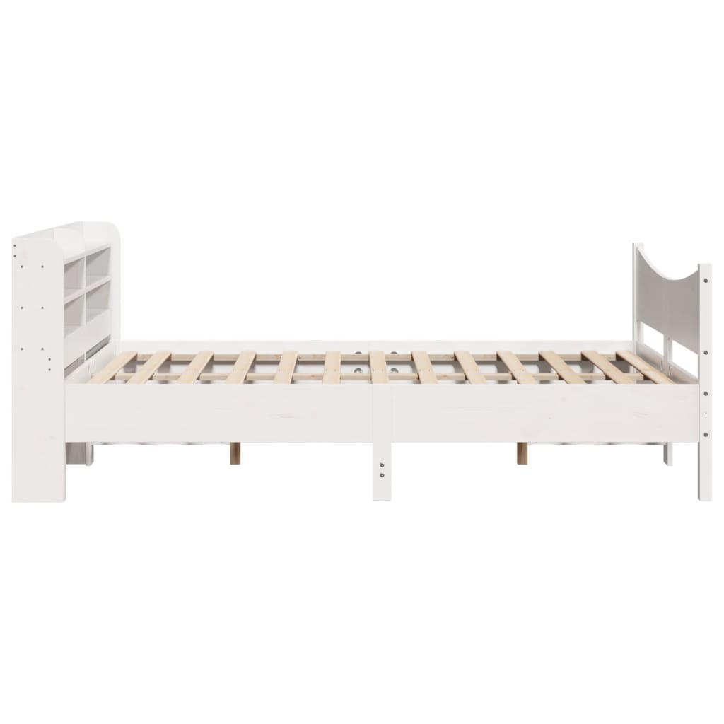 Bedframe Met Hoofdbord Massief Grenenhout