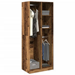 Kledingkast Bewerkt Hout Oud Hout