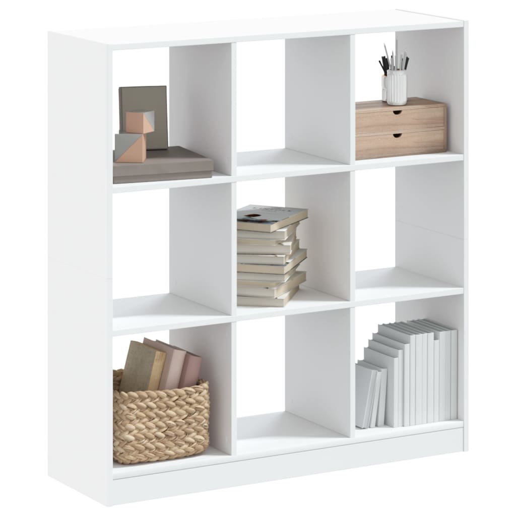 Boekenkast 102X32X Bewerkt Hout Wit