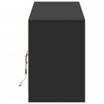 Tv-Meubel Met Led 180X34X50 Cm Bewerkt Hout