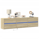 Tv-Wandmeubel Met Led-Verlichting 41X31X45 Cm