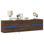 Tv-Wandmeubel Met Led-Verlichting 41X31X45 Cm