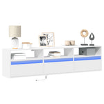 Tv-Wandmeubel Met Led-Verlichting 100X31X45 Cm