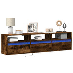 Tv-Wandmeubel Met Led-Verlichting 100X31X45 Cm