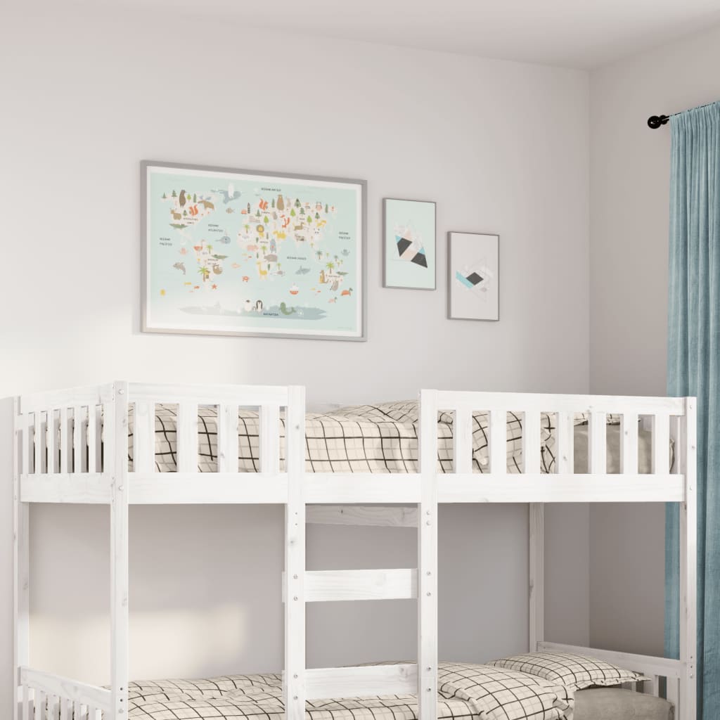 Kinderbed Zonder Matras Massief Grenenhout