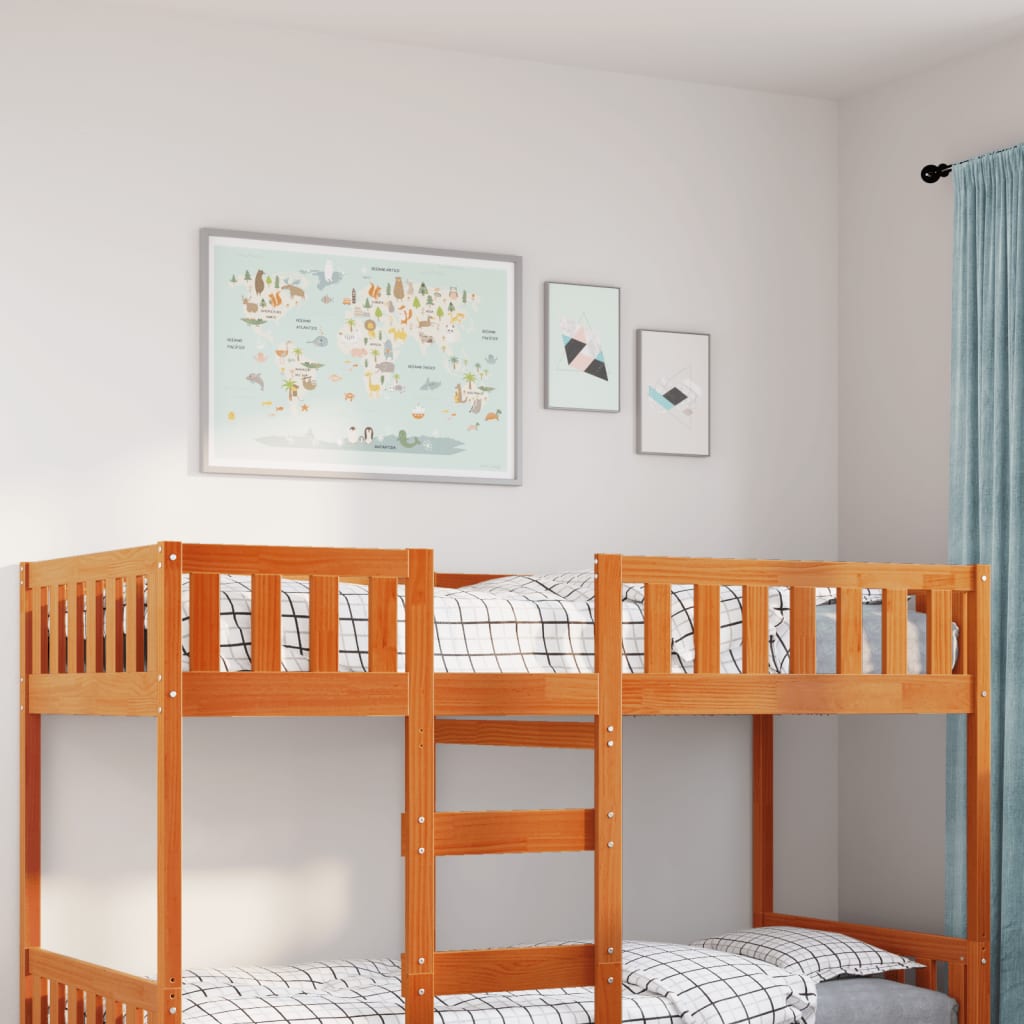 Kinderbed Zonder Matras Massief Grenenhout
