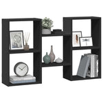 Wandschap 96X18X60 Cm Bewerkt Hout