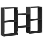 Wandschap 96X18X60 Cm Bewerkt Hout