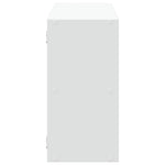 Wandschap 100X25X50 Cm Bewerkt Hout