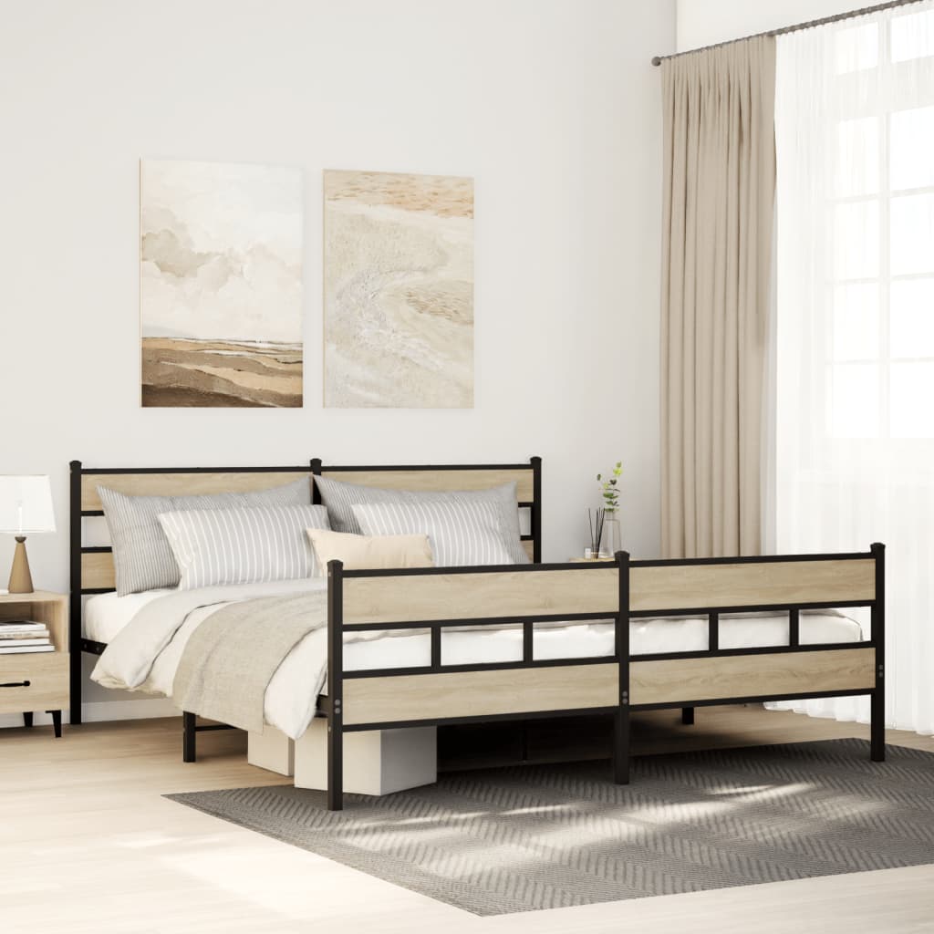 Bedframe Zonder Matras Metaal Kleurig