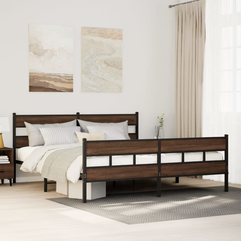 Bedframe Zonder Matras Metaal Kleurig