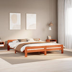 Bedframe Zonder Matras Massief Grenenhout