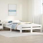 Bedframe Zonder Matras Massief Grenenhout