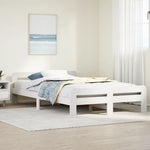 Bedframe Zonder Matras Massief Grenenhout
