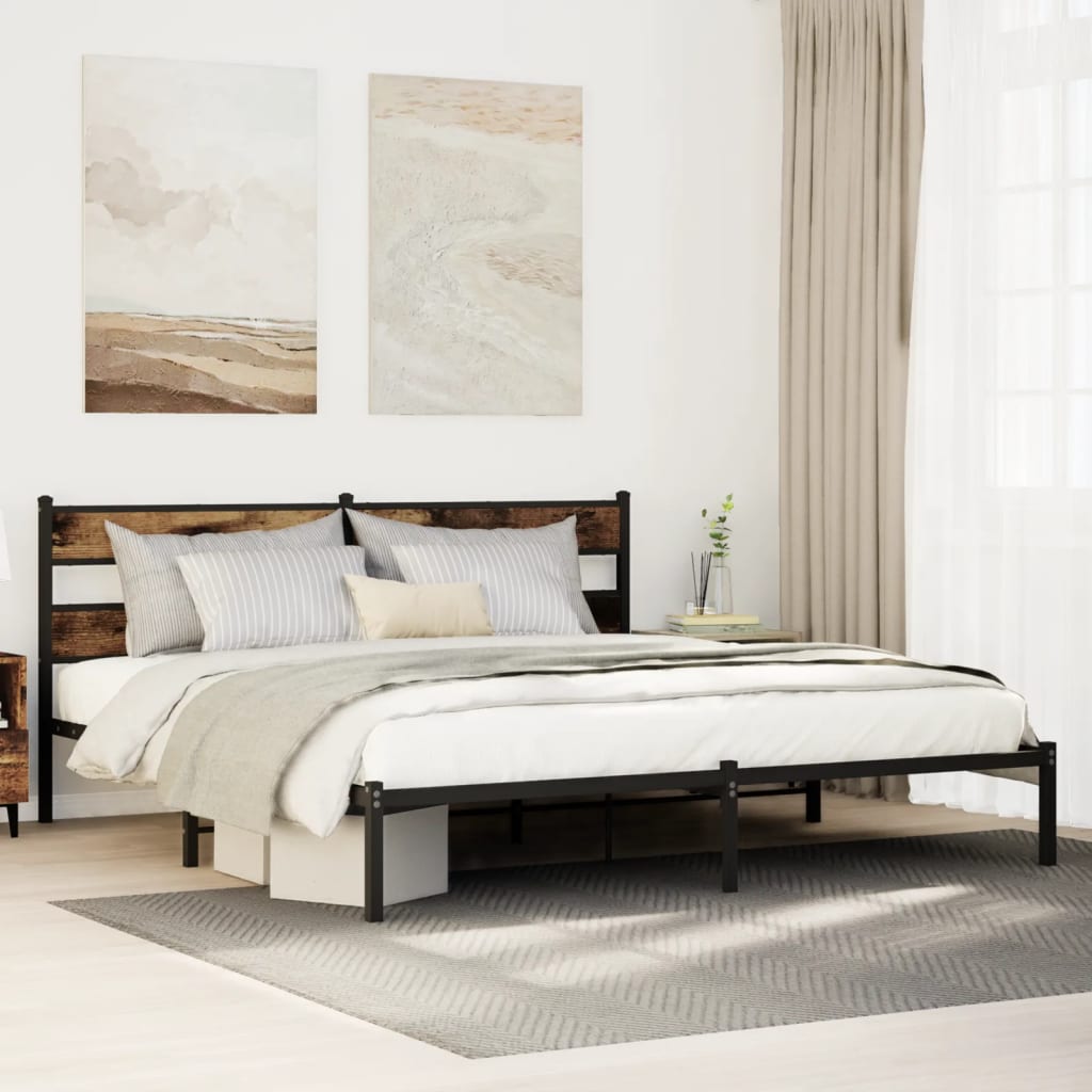 Bedframe Zonder Matras Metaal Kleurig