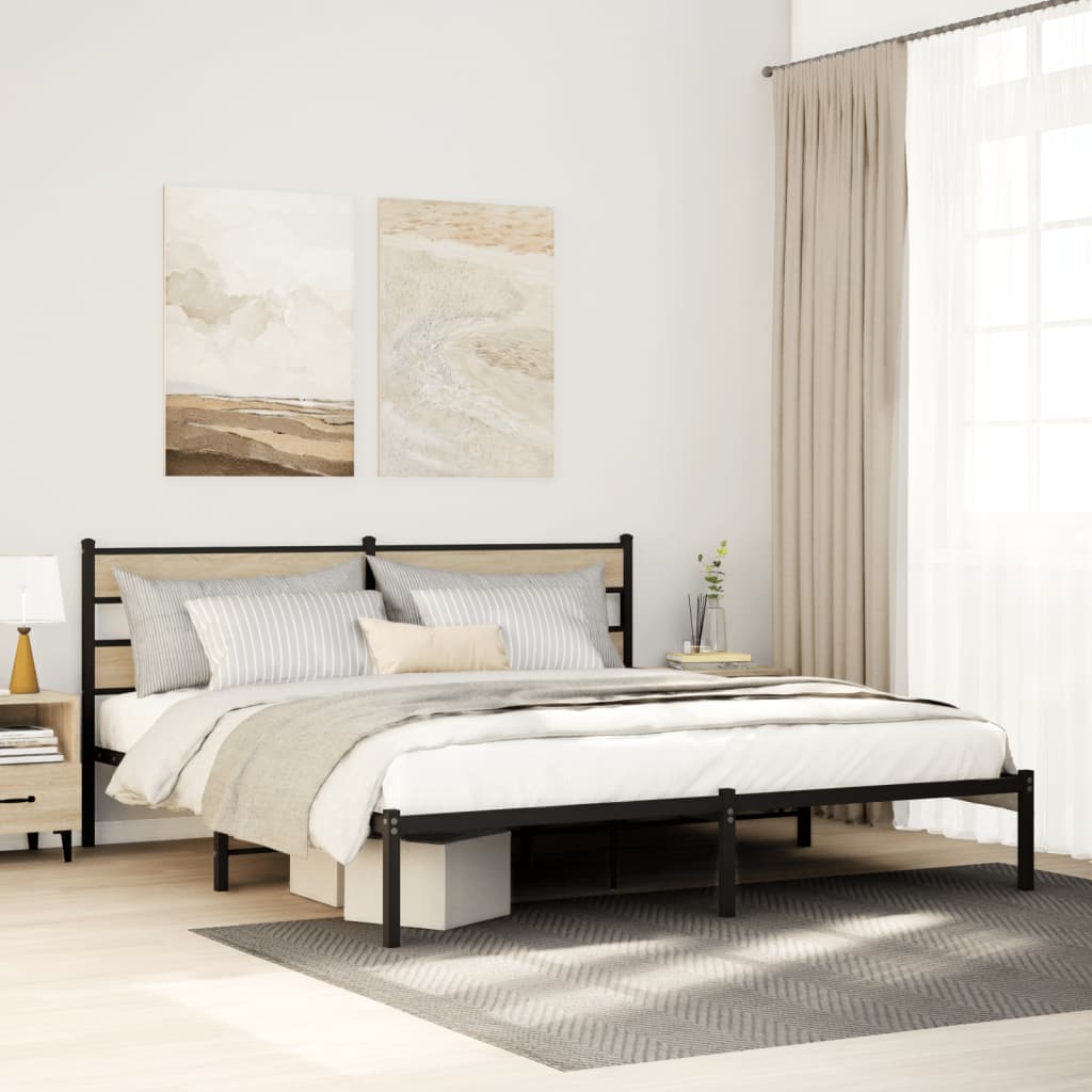 Bedframe Zonder Matras Metaal Kleurig