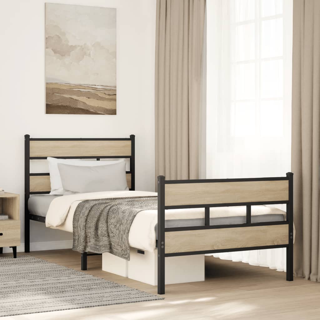 Bedframe Zonder Matras Metaal Kleurig