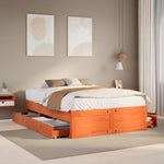 Bedframe Zonder Matras Met Lades Grenenhout
