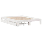 Bedframe Zonder Matras Massief Grenenhout