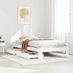 Bedframe Zonder Matras Massief Grenenhout