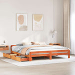 Bedframe Zonder Matras Massief Grenenhout