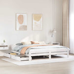 Bedframe Zonder Matras Massief Grenenhout
