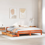 Bedframe Zonder Matras Massief Grenenhout