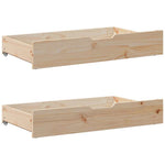 Bedframe Zonder Matras Massief Grenenhout