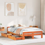 Bedframe Zonder Matras Massief Grenenhout