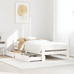 Bedframe Zonder Matras Massief Grenenhout