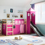 Kinderhoogslaper Met Toren Massief Grenenhout