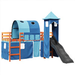 Kinderhoogslaper Met Toren Massief Grenenhout