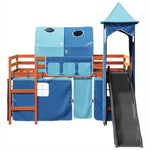Kinderhoogslaper Met Toren Massief Grenenhout