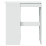 Bartafel Met Rekken 90X47,5X103,5 Cm Bewerkt Hout