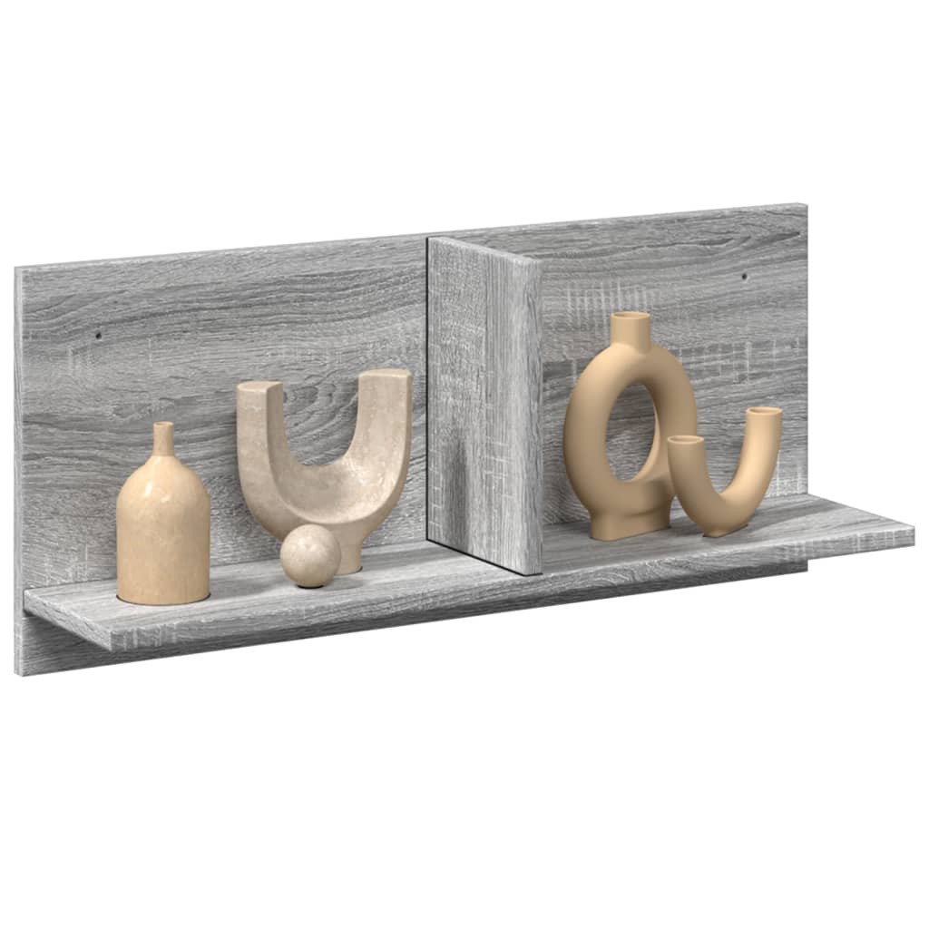 Wandkast 70X16,5X30 Cm Bewerkt Hout