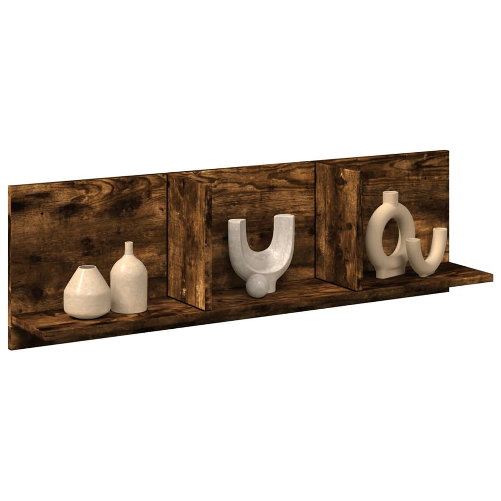 Wandkast 70X16,5X30 Cm Bewerkt Hout