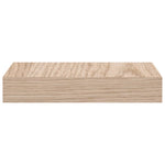 Wandschap 23X23,5X4 Cm Bewerkt Hout