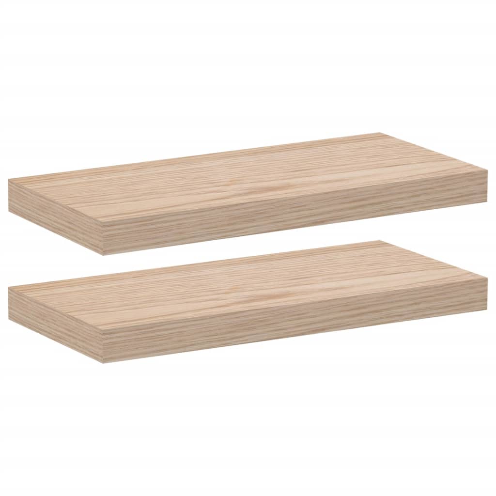 Wandschapppen 50X23,5X4 Cm Bewerkt Hout