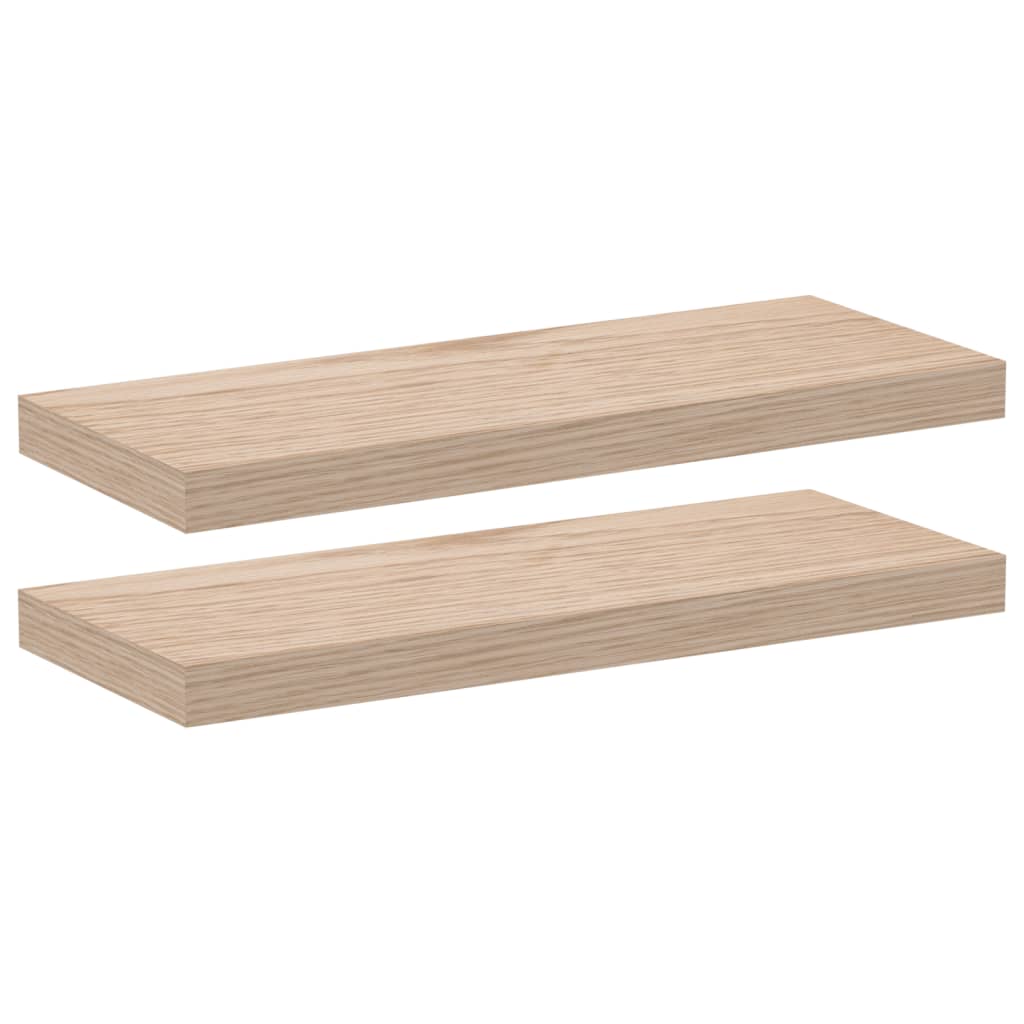 Wandschapppen 60X23,5X4 Cm Bewerkt Hout